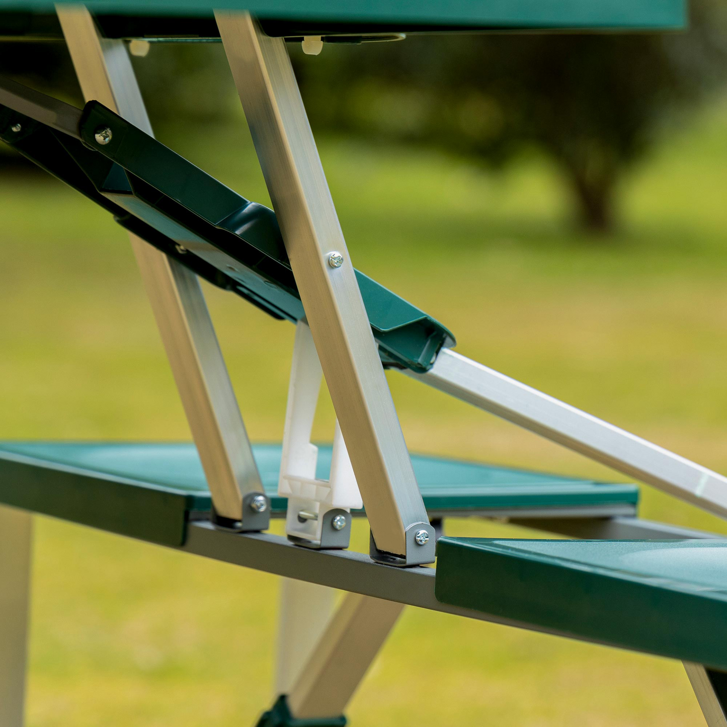 Folding Picnic Table and Bench Set- Green