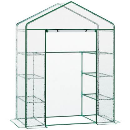 Walk in Portable Greenhouse 143 L x 73W x 195H cm