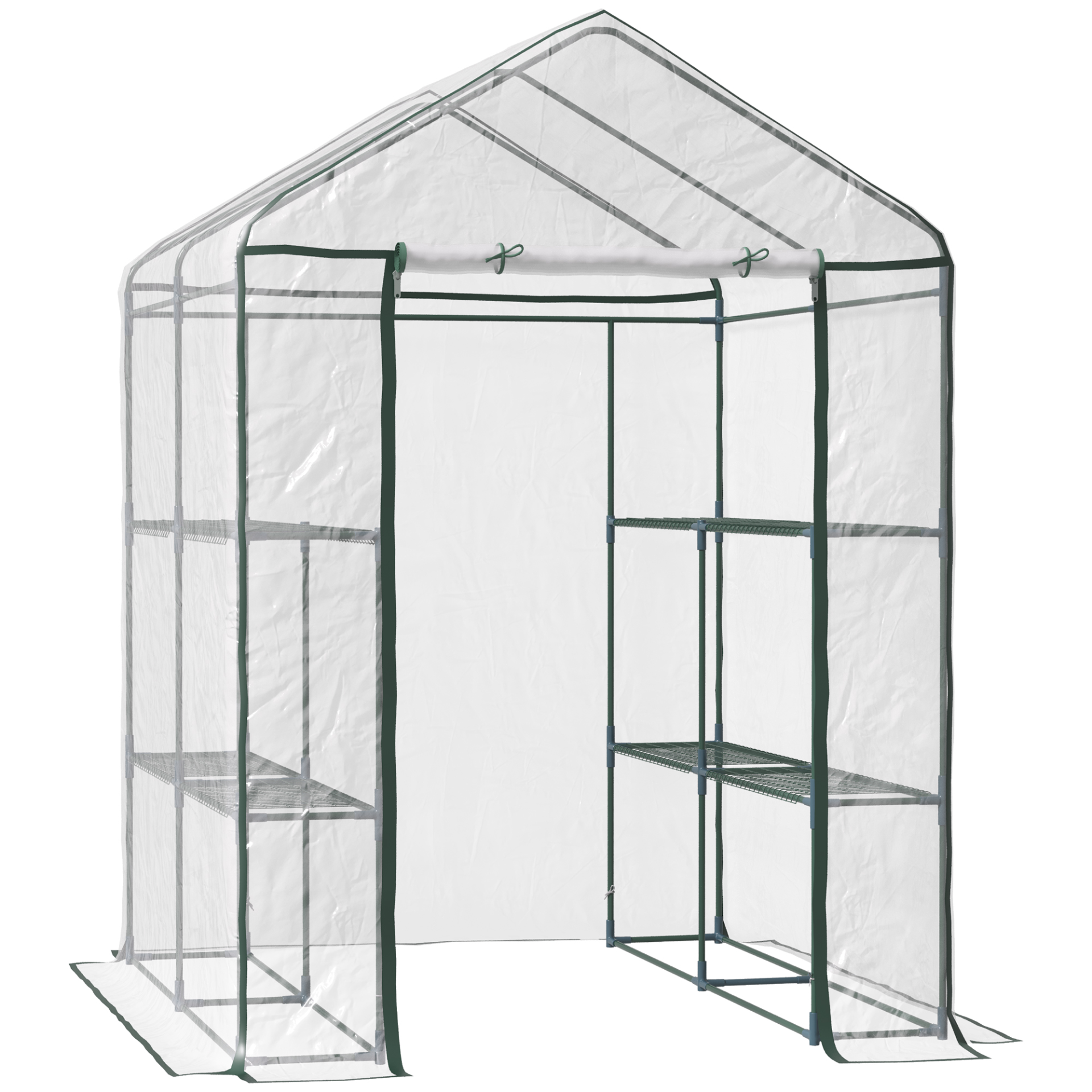 Walk in Portable Greenhouse 143 L x 73W x 195H cm