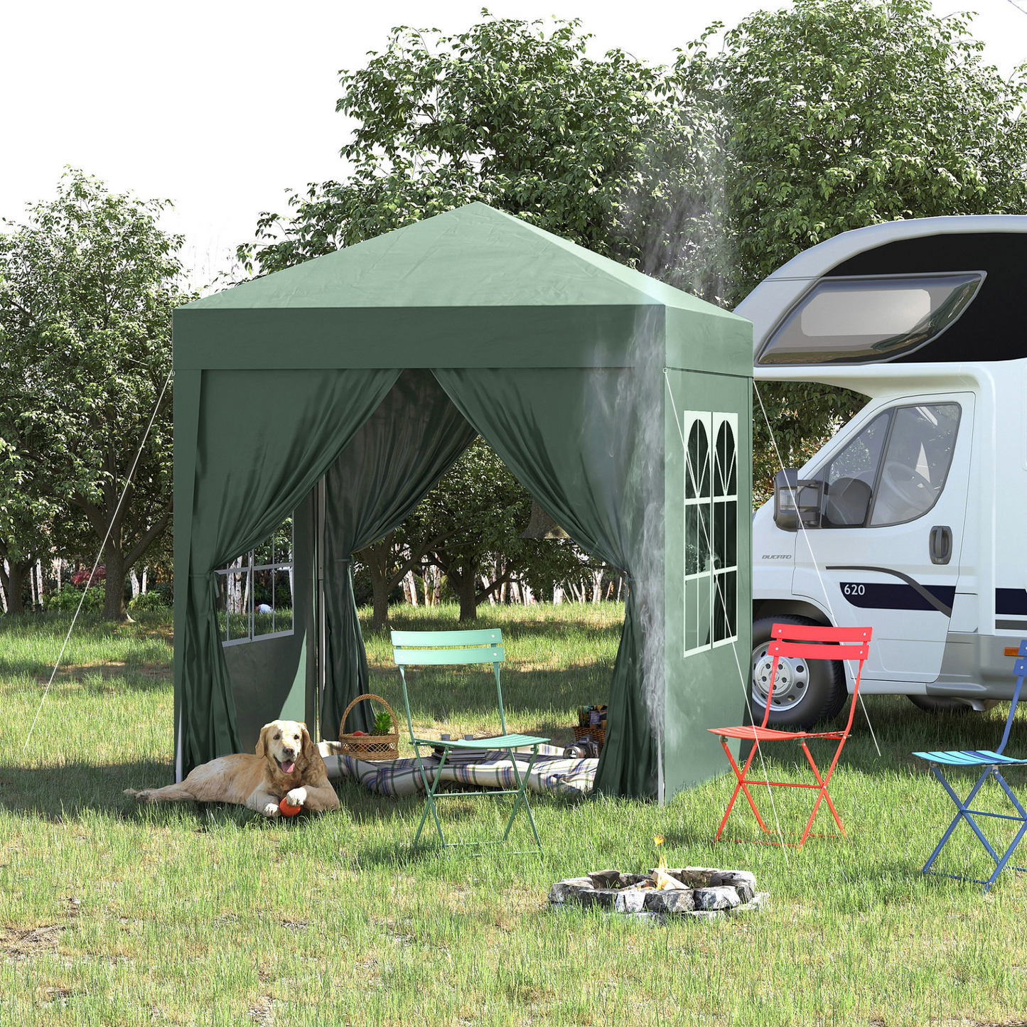 Garden Pop Up Gazebo with removable walls | Jscapes