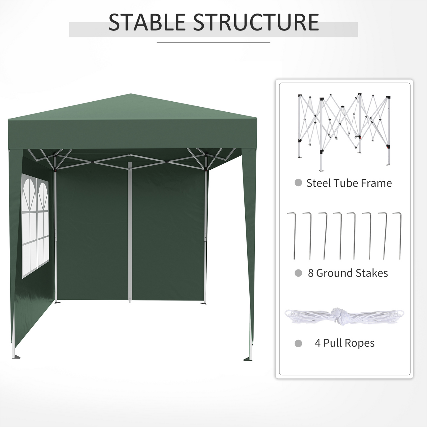 Garden Pop Up Gazebo with removable walls | Jscapes