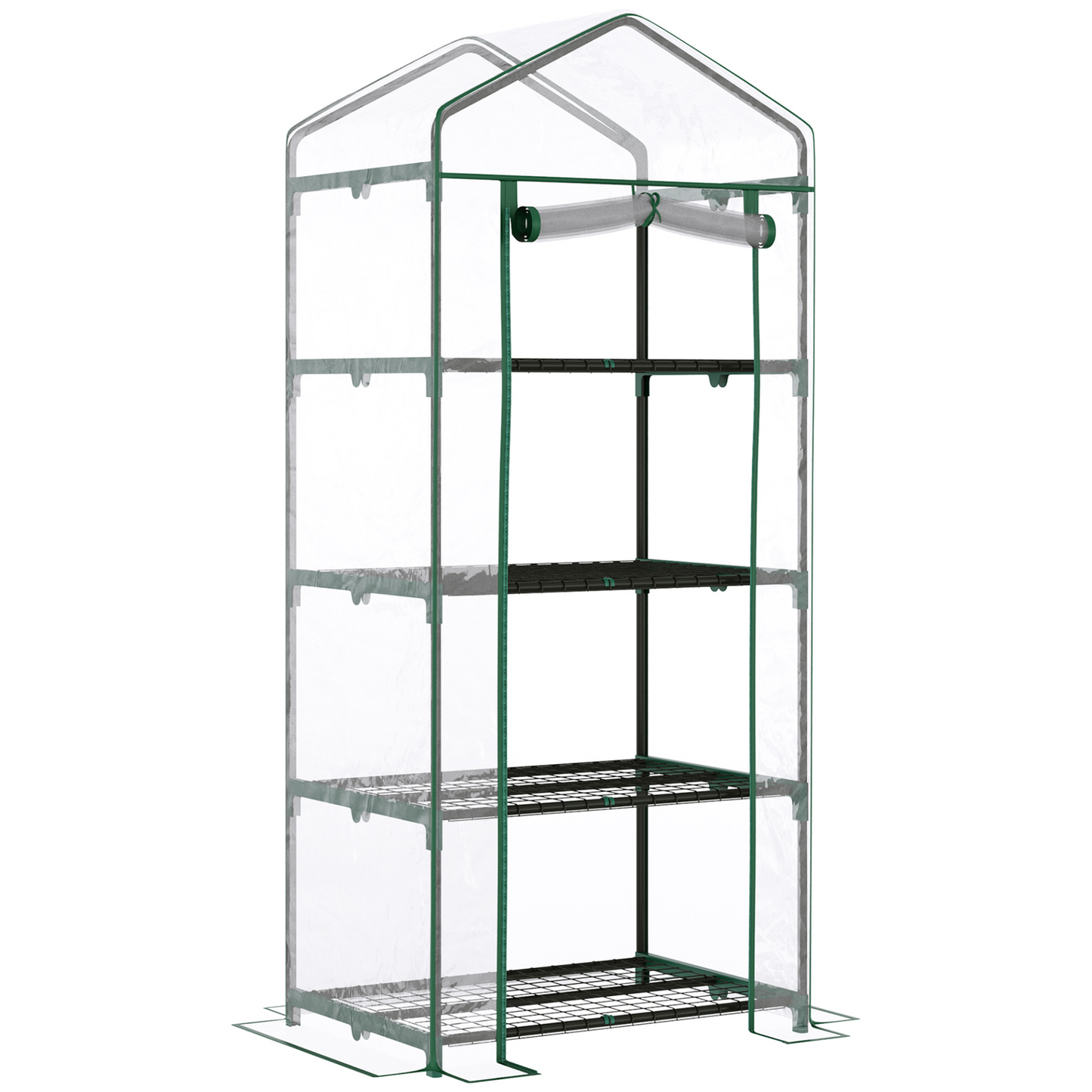 4 Tiers Mini Portable Greenhouse 160H x 70L x 50Wcm