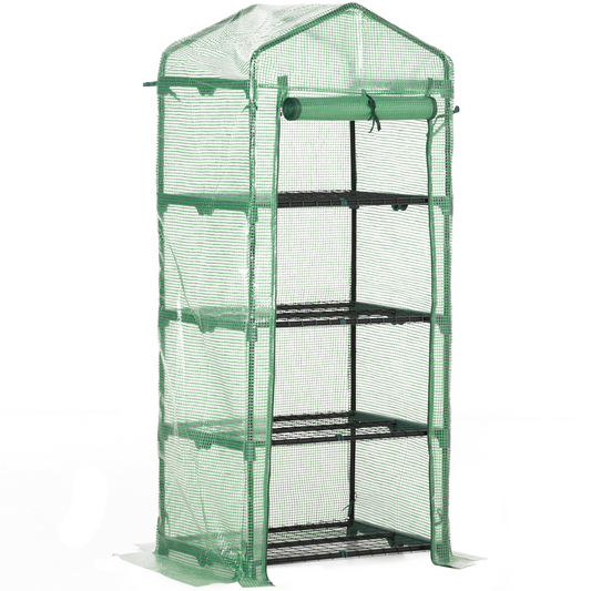 4 Tier Mini Greenhouse 70 x 50 x 160 cm