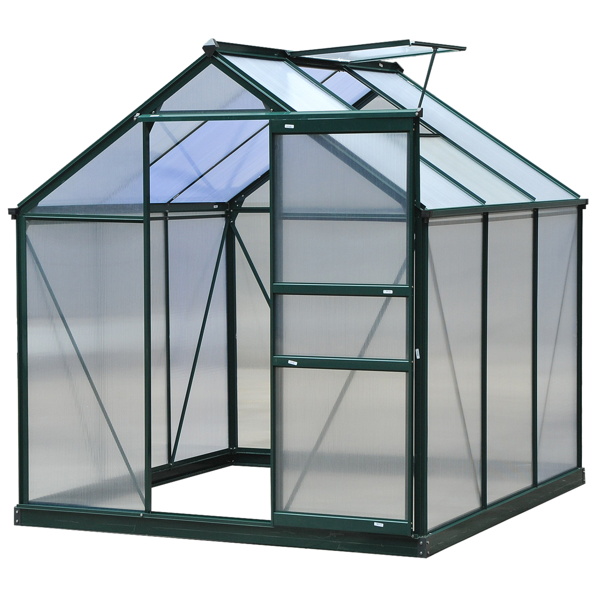 Large Walk-In Green House with Slide Door (6 x 6ft)