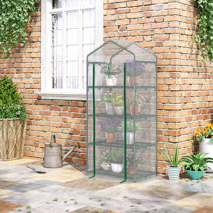 4 Tier Mini Greenhouse 70 x 50 x 160 cm