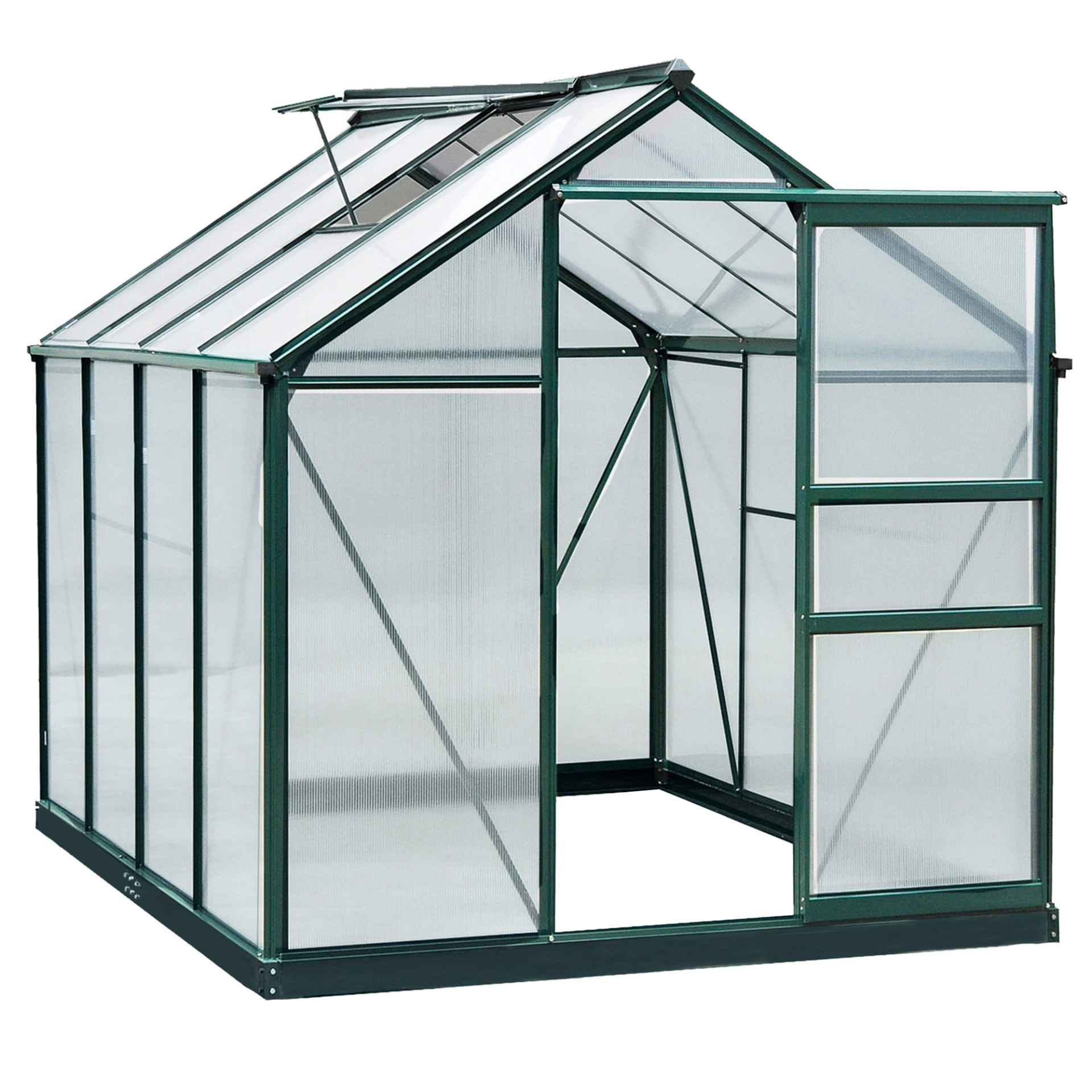 Large Walk-In Green House with Slide Door (6 x 8ft)