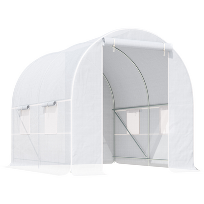 Large Galvanised Outdoor Poly Tunnel-  2.5 x 2 x 2 m