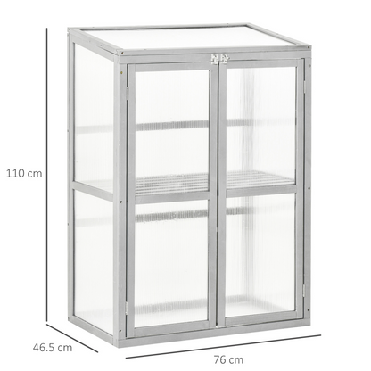 Wooden Cold Frame Grow House- 76 x 47 x 110cm