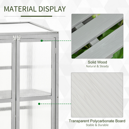 Wooden Cold Frame Grow House- 76 x 47 x 110cm