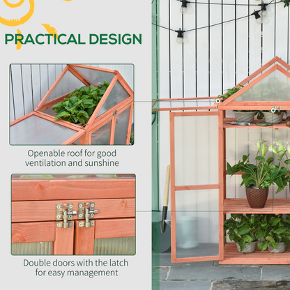 Polycarbonate Grow House 80 x 47 x 138cm