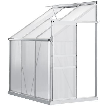 Aluminium Walk-in Garden Greenhouse 6 x 4ft