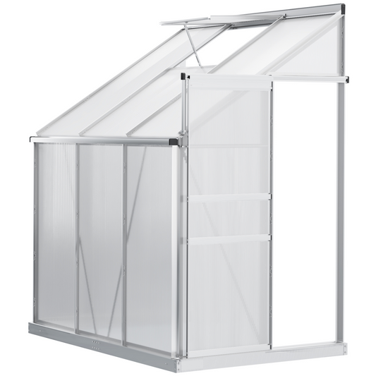 Aluminium Walk-in Garden Greenhouse 6 x 4ft