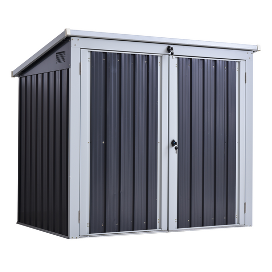 2-Bin Rubbish Storage Shed