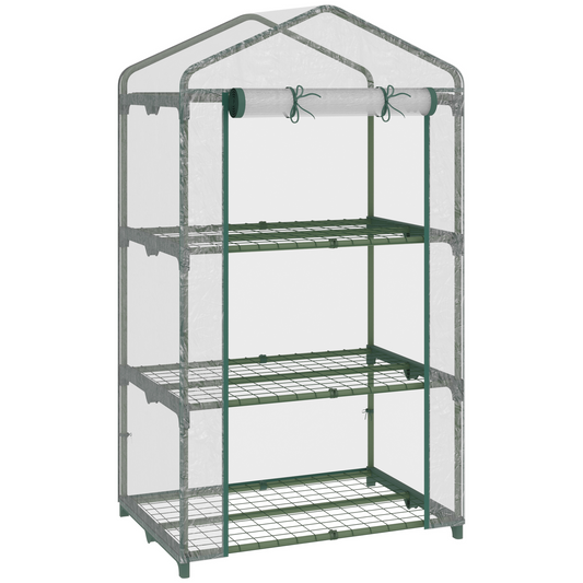 3 Tier Mini Greenhouse 69L x 49W x 125H cm