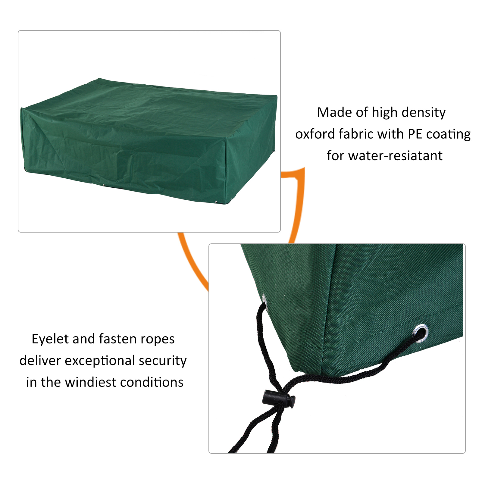 UV Rain Protective Rattan Furniture Cover