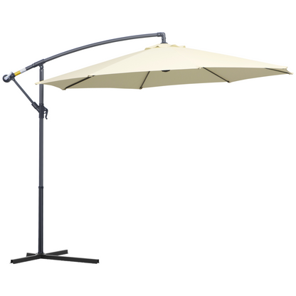 Beige Garden Cantilever Parasol