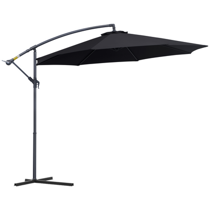 Black Cantilever Shanghai Parasol