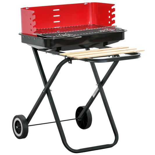 Charcoal Trolley BBQ With Wheels | Jscapes Home and Garden