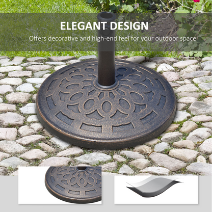  Bronze Round Garden Parasol Base