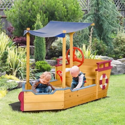 Kids Wooden Sandboat Play Station | Jscapes Home and Garden