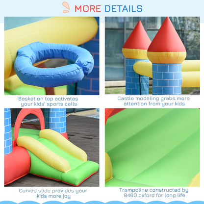 Kids Bounce Castle House Castle Design