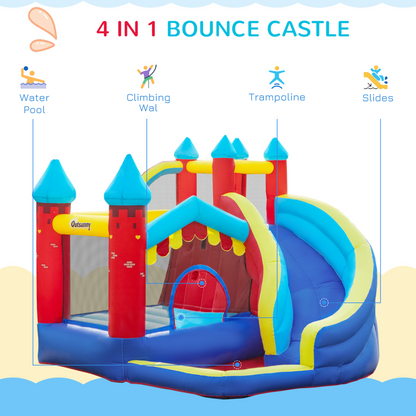 4 in 1 Kids Bouncy Castle with Blower 2.9 x 2.7 x 2.3m