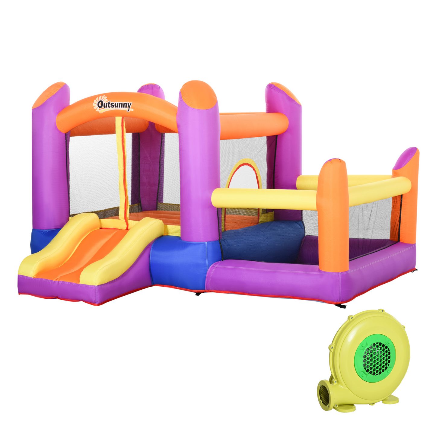 Kids Bounce Castle House Multi-color