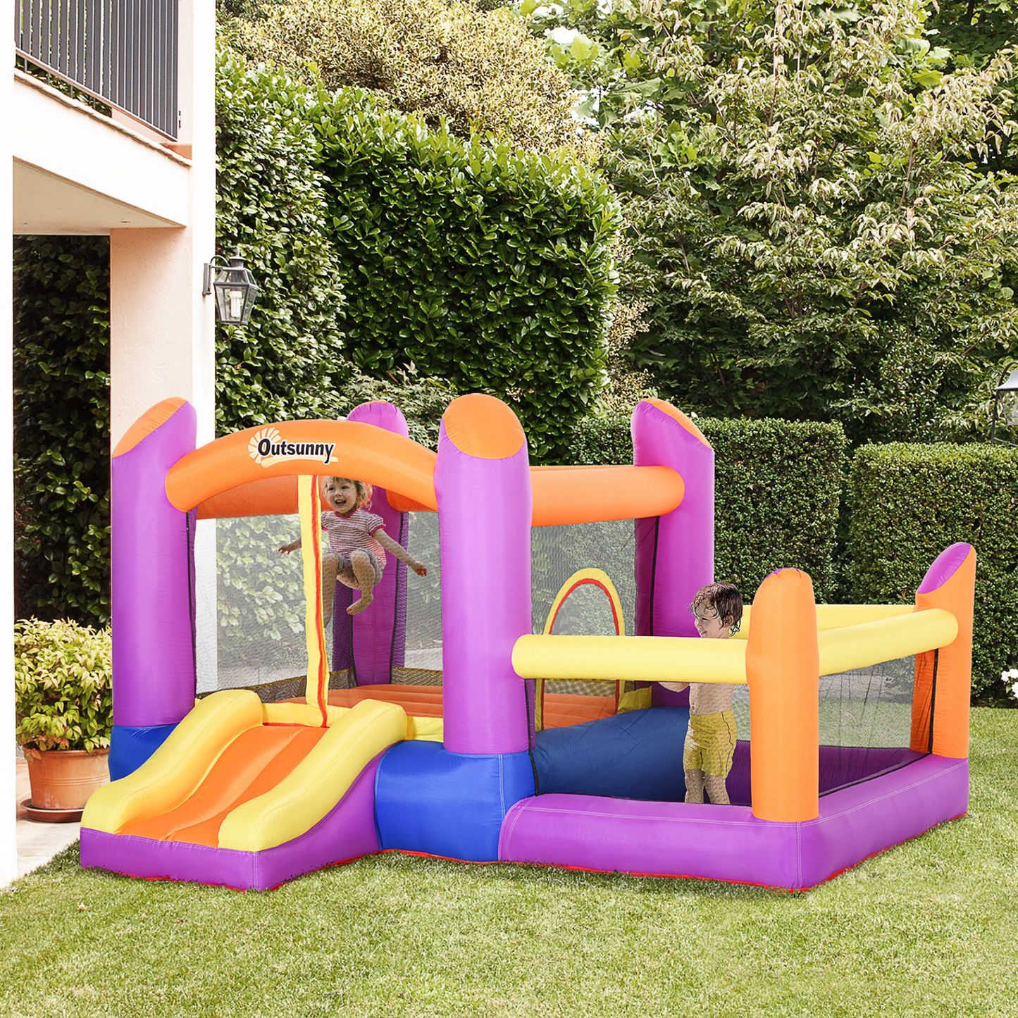 Kids Bounce Castle House Multi-color