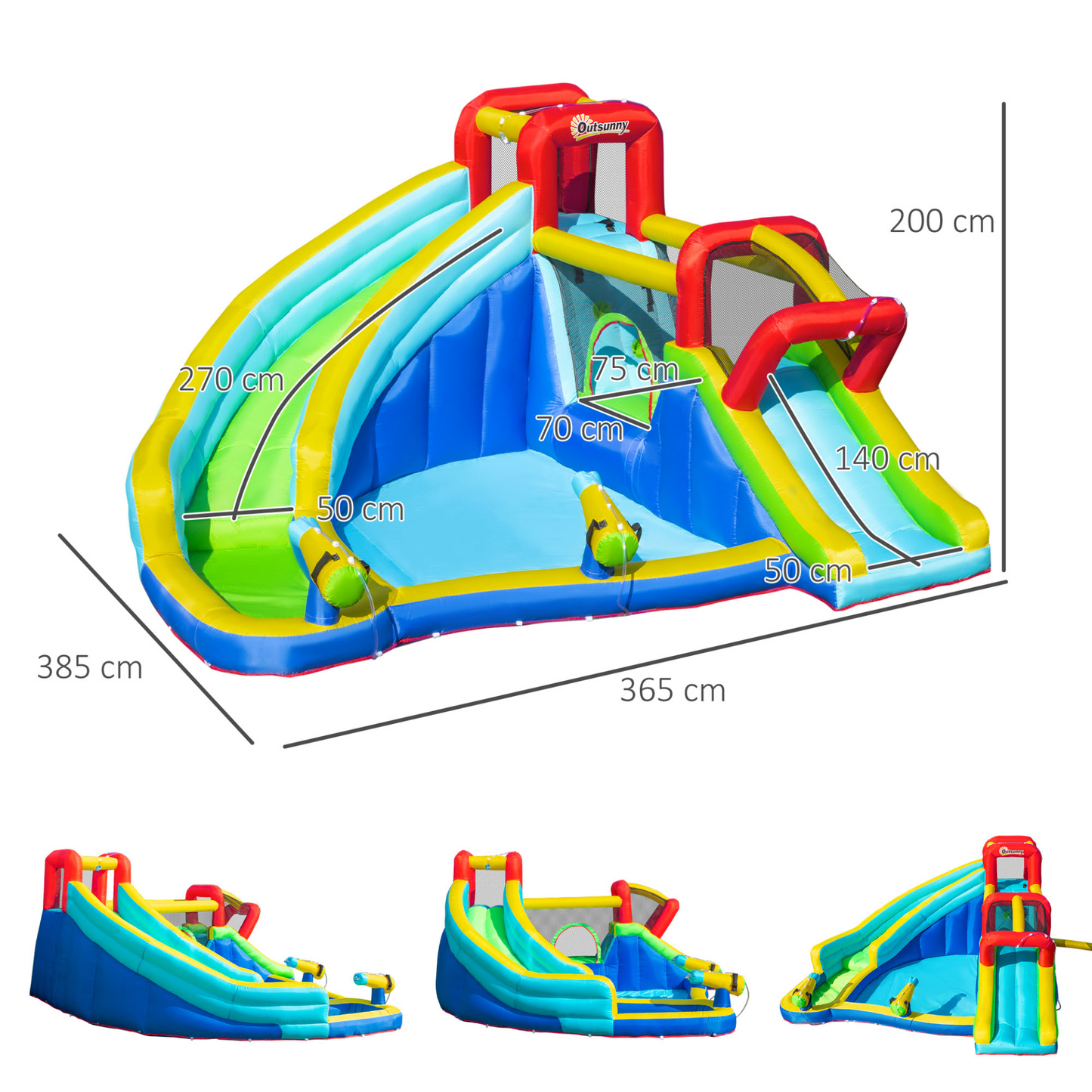 5 in 1 Inflatable Bounce House