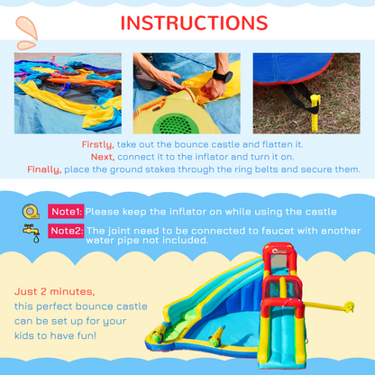 5 in 1 Inflatable Bounce House