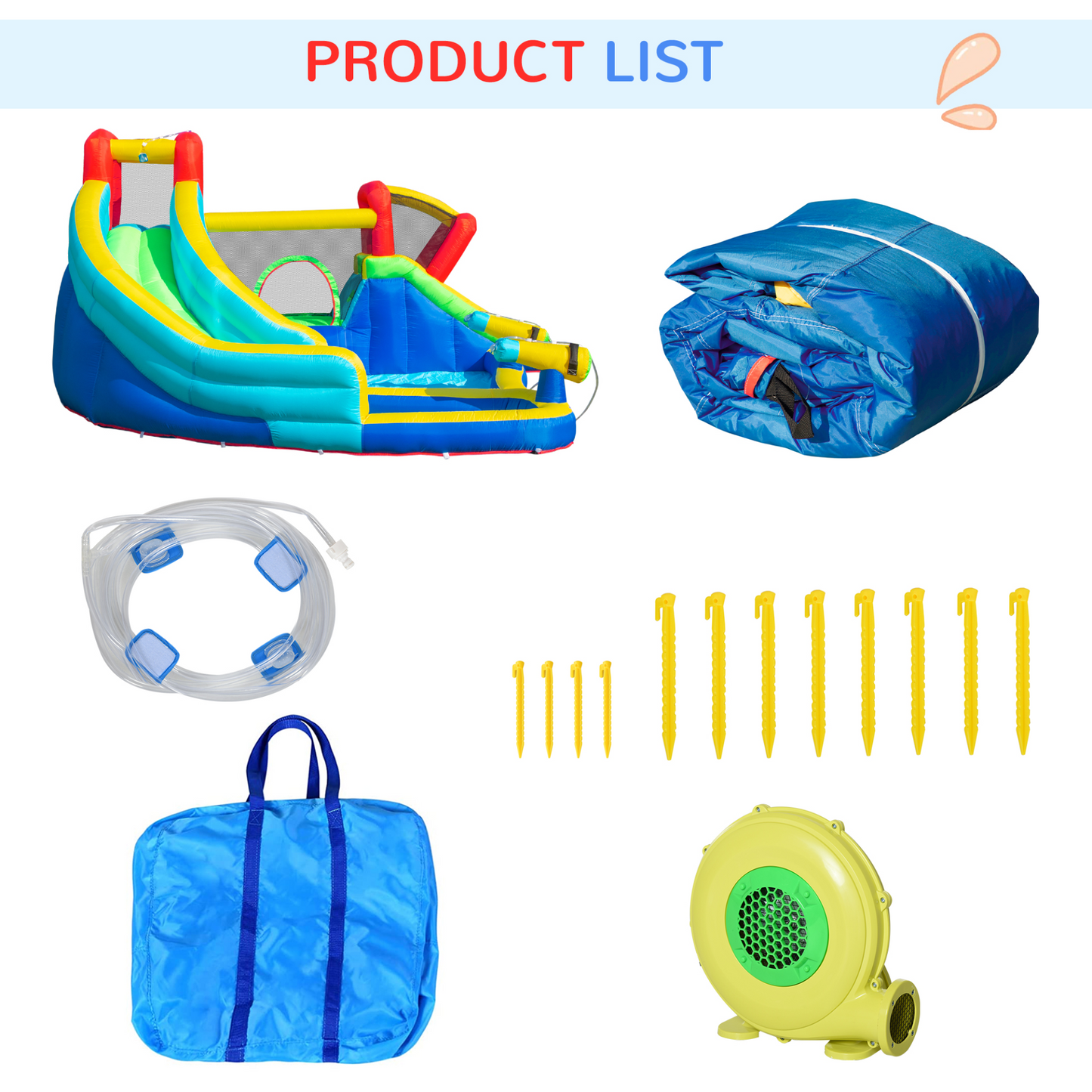 5 in 1 Inflatable Bounce House