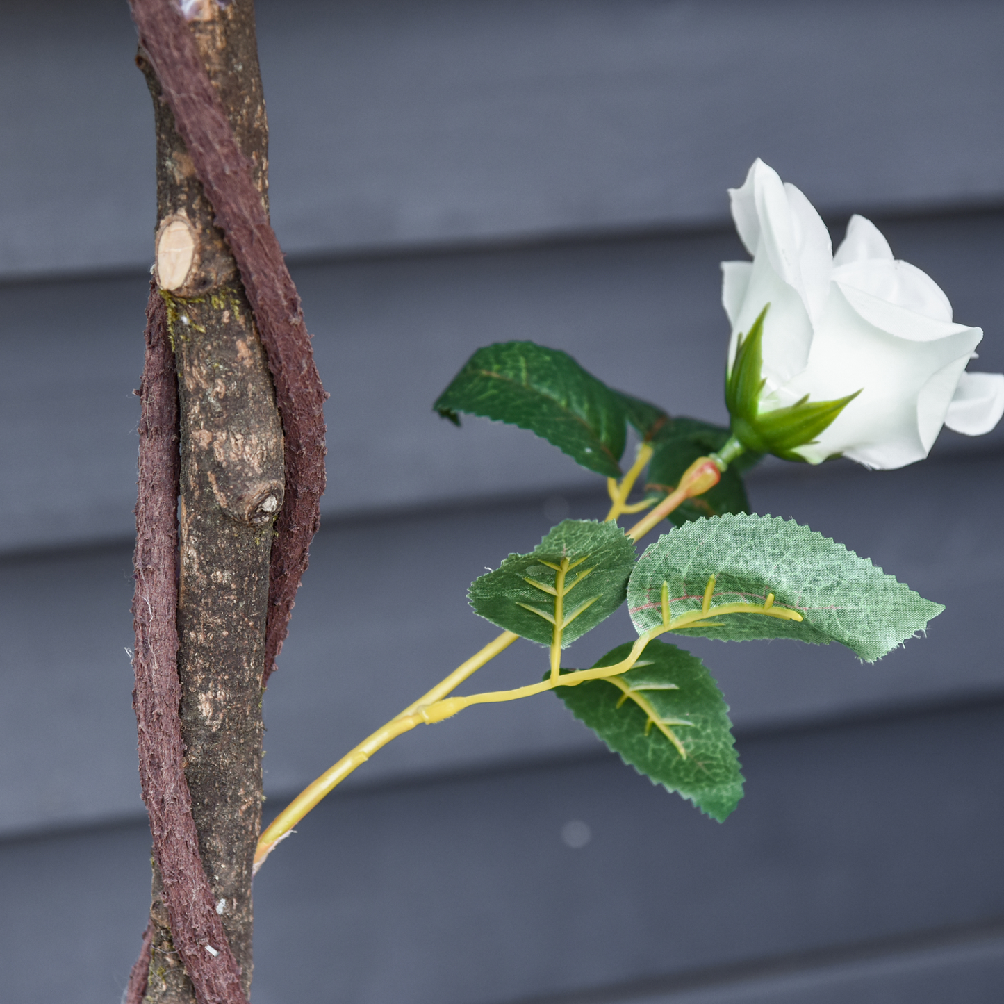 Artificial Rose Tree and Planter