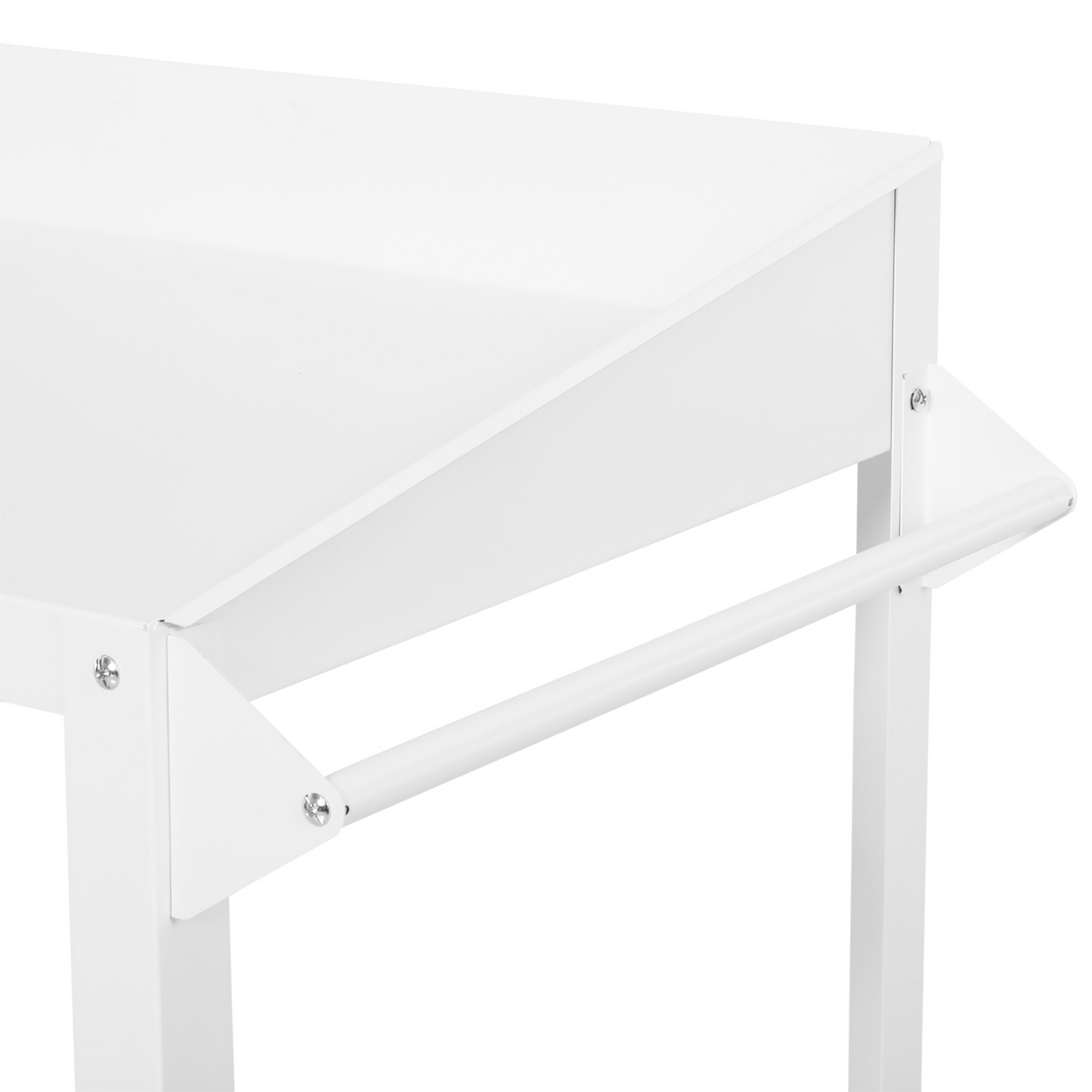 Garden Outdoor Metal Potting Table- White