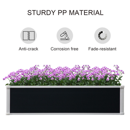 Garden Raised Bed Planter 120 x 90 x 30 cm