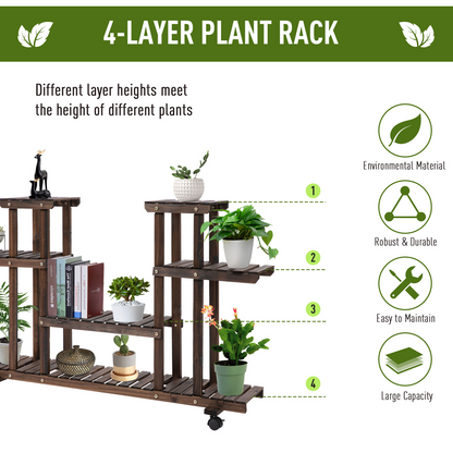 4-Tier Floor-standing Flower Rack