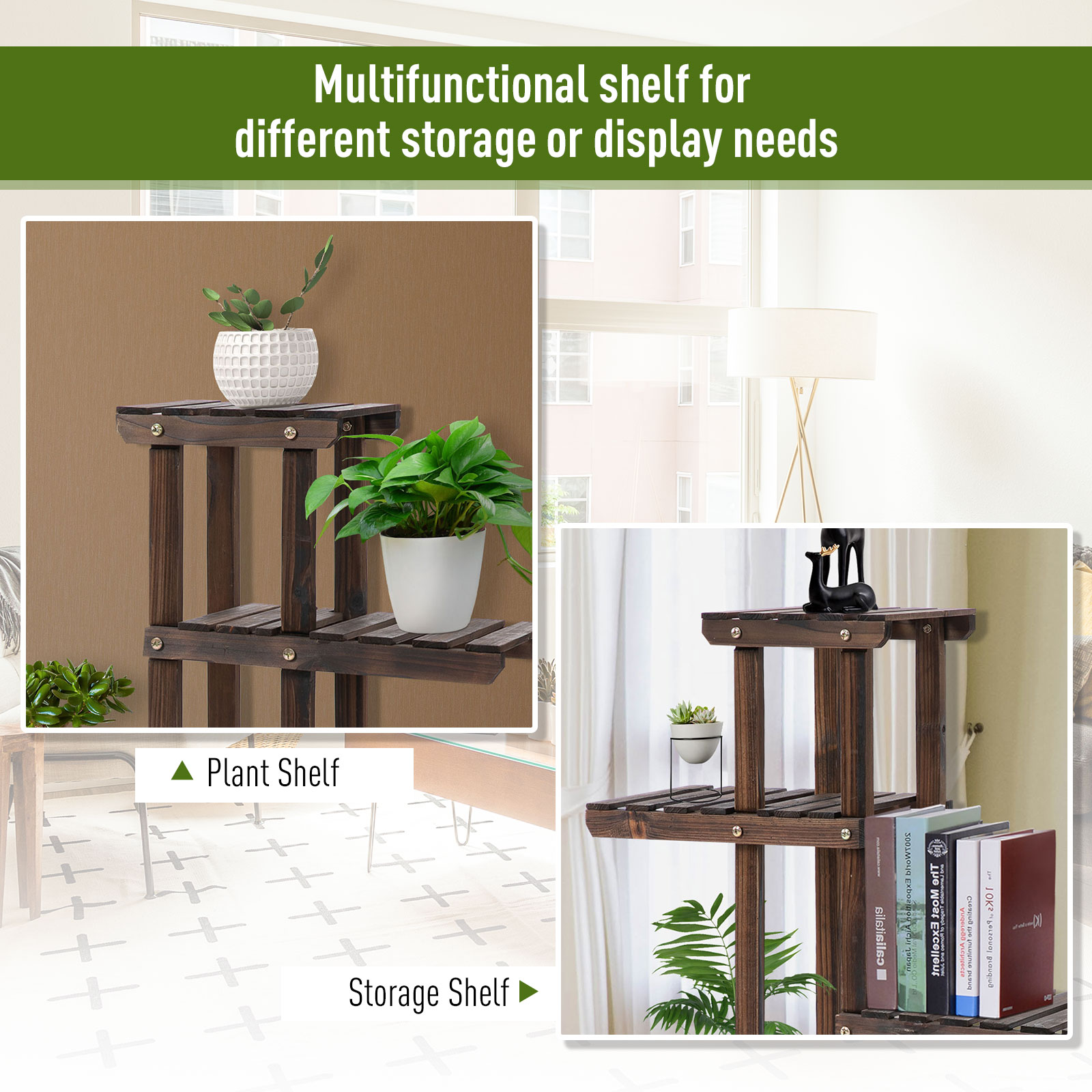 4-Tier Floor-standing Flower Rack