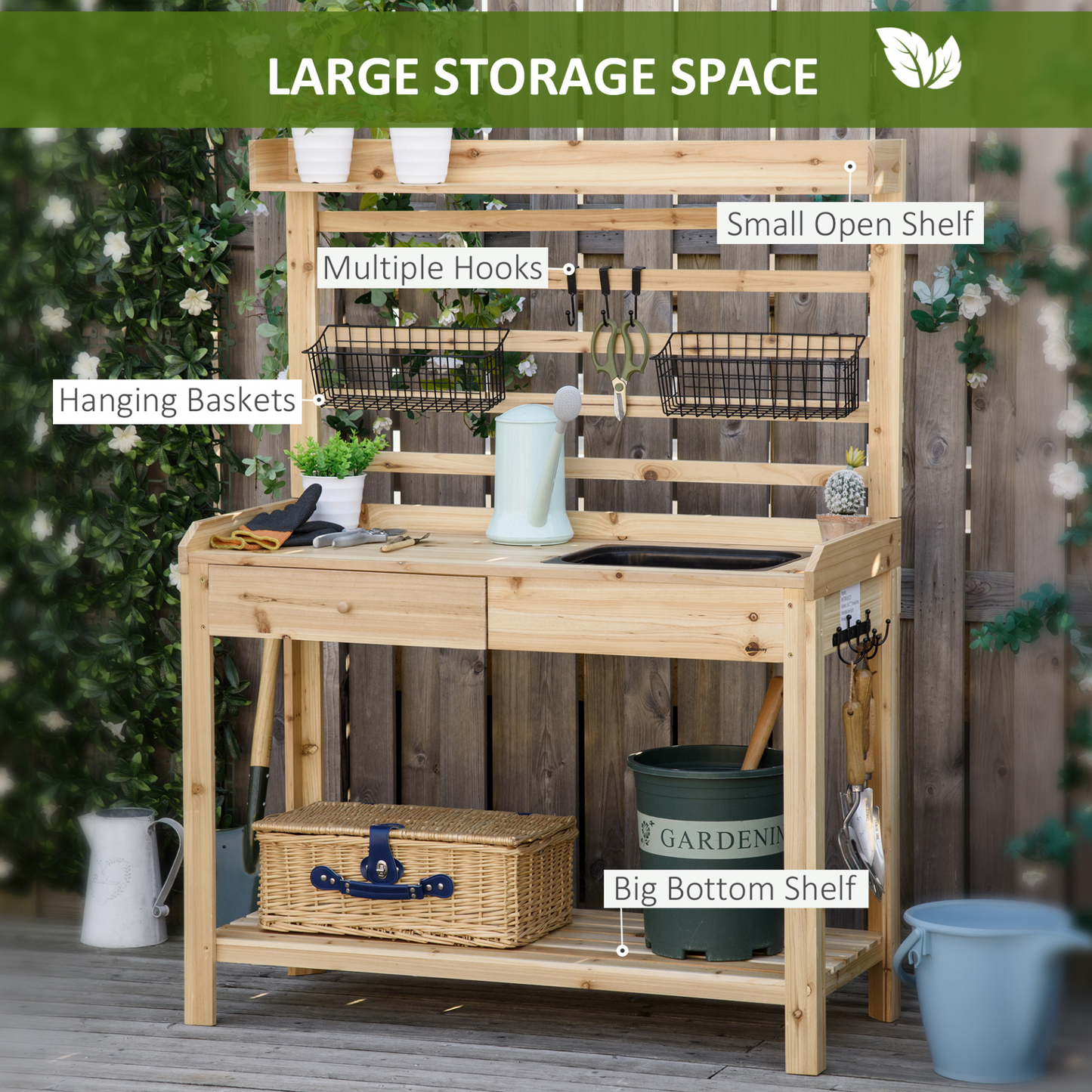 Potting Bench Table | Jscapes Home and Garden