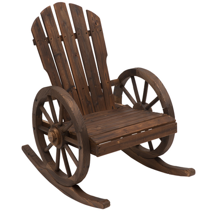 Wooden Adirondac Reclining Armchair