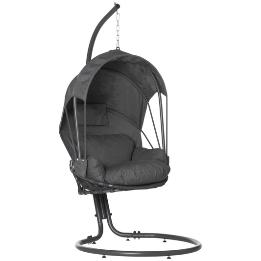 Hanging Egg Chair Swing Grey