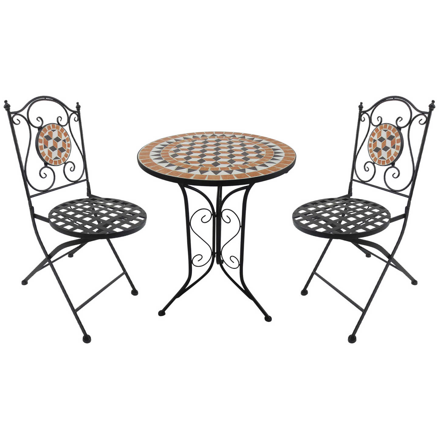 3 PCs Garden Mosaic Bistro Set