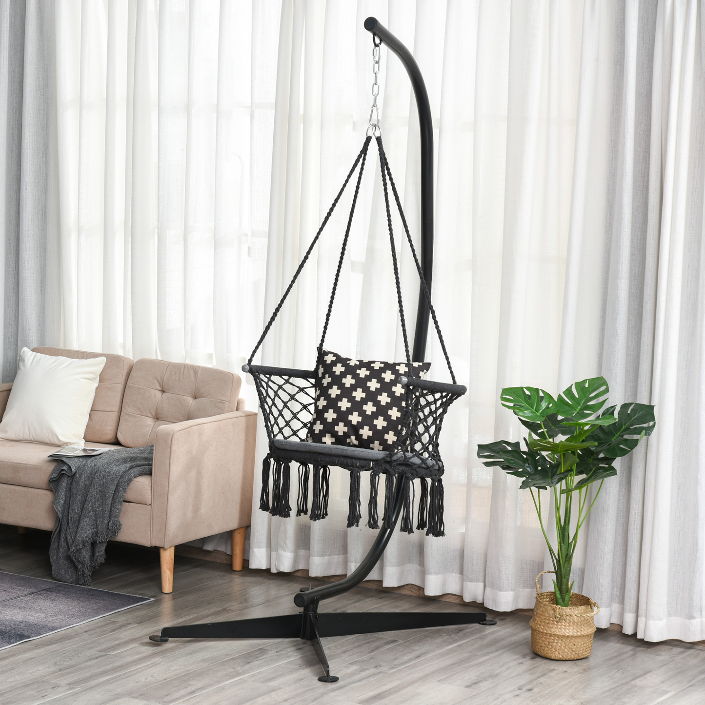 Hanging Hammock ChairDark Grey