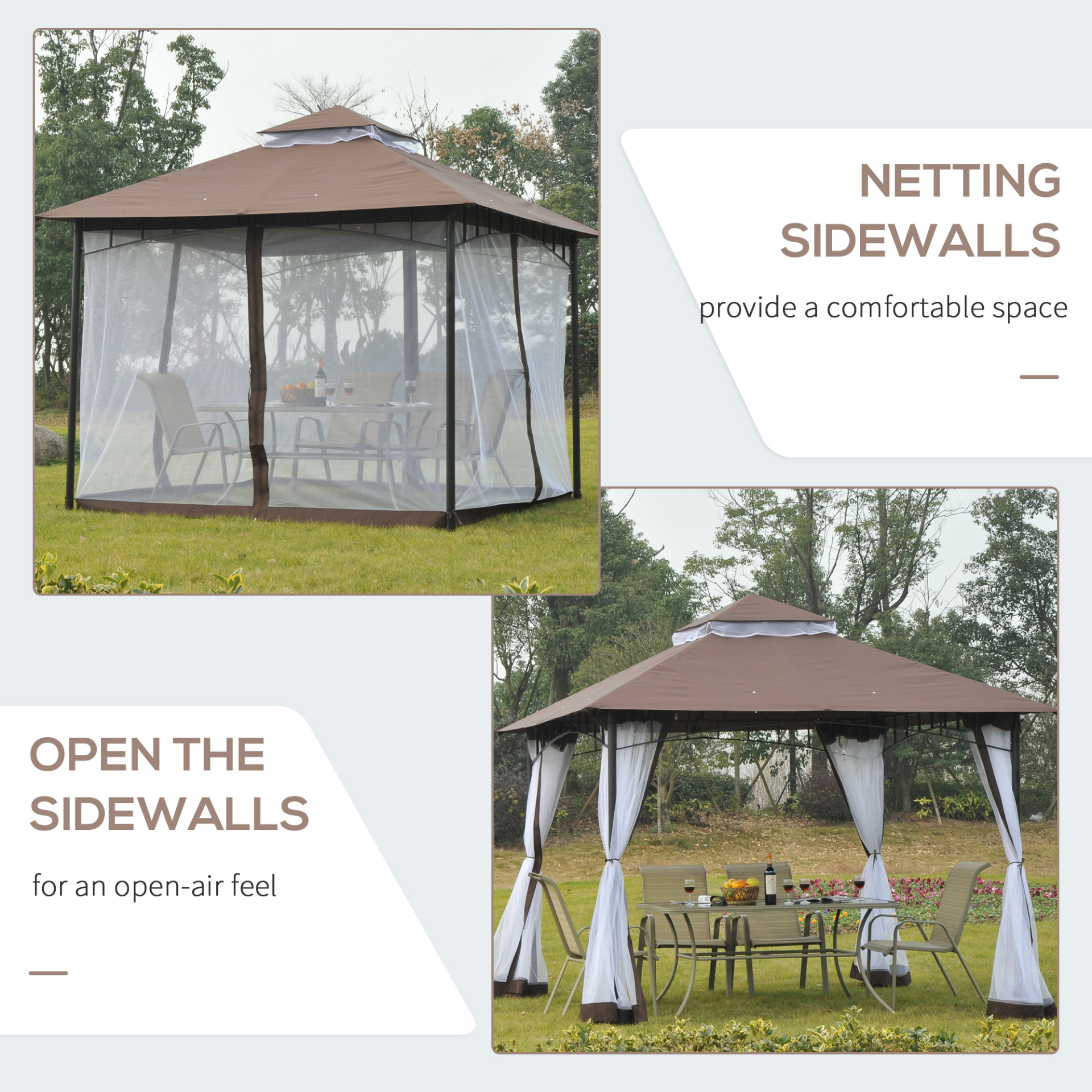  Metal Gazebo and Canopy Shelter | Jscapes Home and Garden