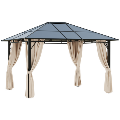 Hardtop Gazebo Canopy with Polycarbonate Roof