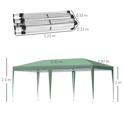  Double Roof Foldable Gazebo | Jscapes Home and Garden