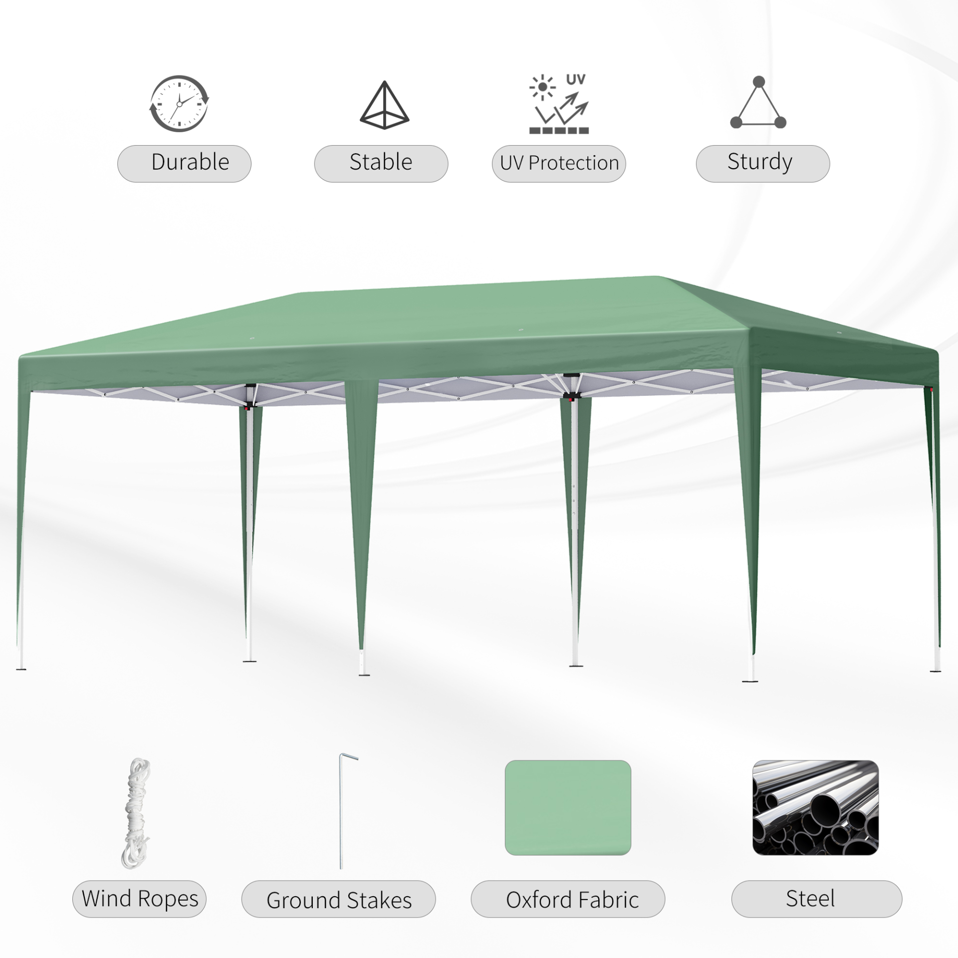  Double Roof Foldable Gazebo | Jscapes Home and Garden