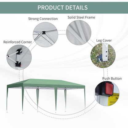  Double Roof Foldable Gazebo | Jscapes Home and Garden