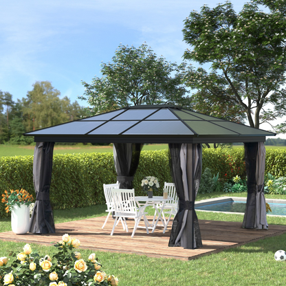 Hardtop Gazebo with Aluminium Frame