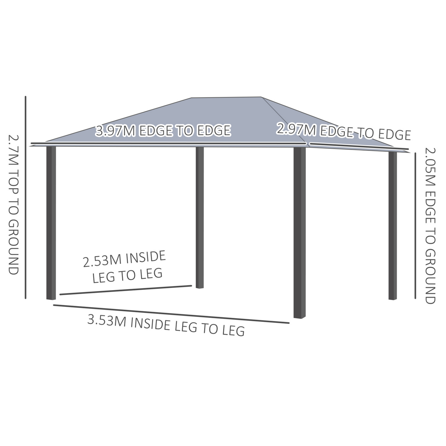 Aluminum Outdoor Gazebo | Jscapes Home and Garden