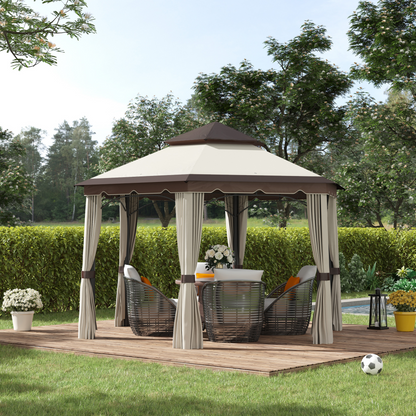 Hexagonal Metal Gazebo | Jscapes Home and Garden