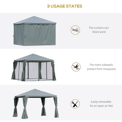 Outsunny Aluminium Gazebo | Jscapes Home and Garden